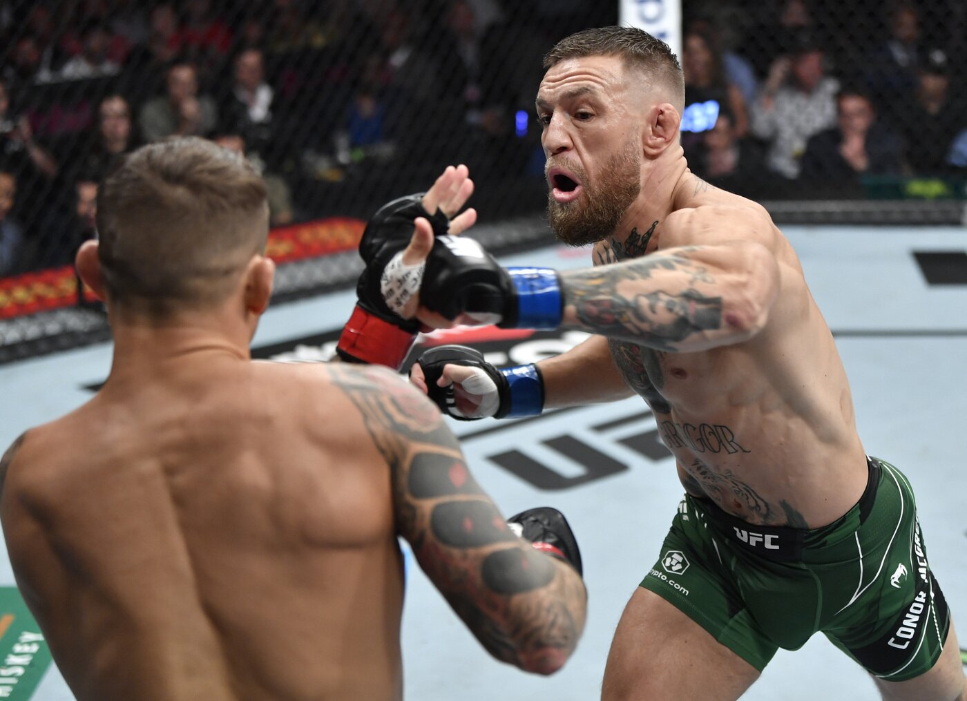 본문 이미지 - 5년 만에 복귀전을 치르는 코너 맥그리거(아일랜드). (UFC 제공)