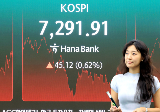 소폭 상승 마감한 코스피