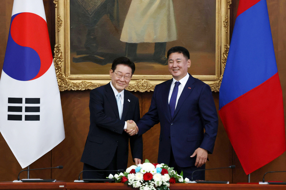 李대통령 "한·몽 CEPA 원칙적 타결…황금시대 여는 역사적 계기"(종합)