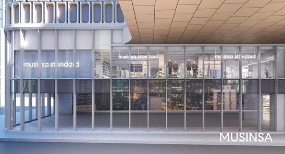 본문 이미지 - 무신사 스탠다드 항저우 항륭광장점 랜더링 이미지(무신사 제공)
