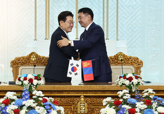 한-몽골 공동언론발표