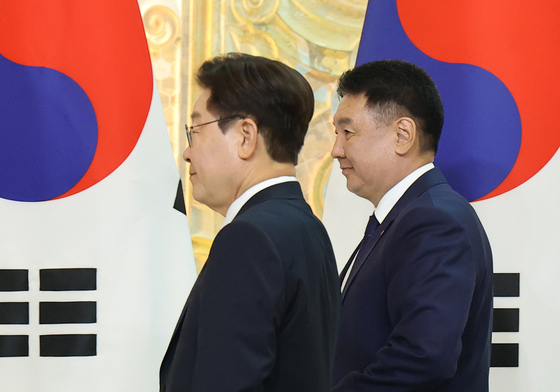 이동하는 한-몽골 정상
