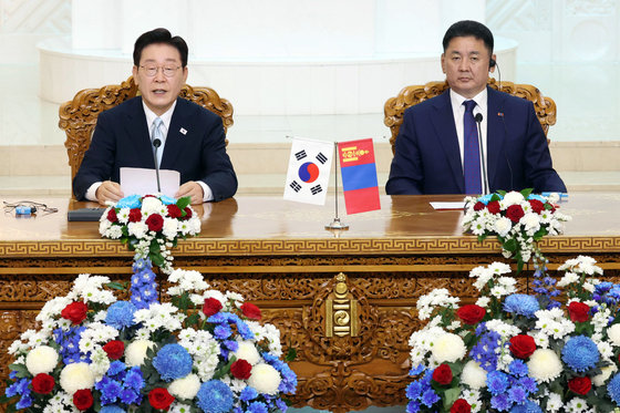 한-몽골 공동언론발표