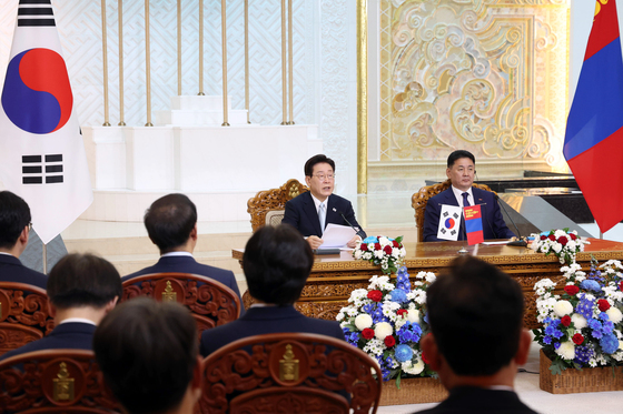 한-몽골 공동언론발표