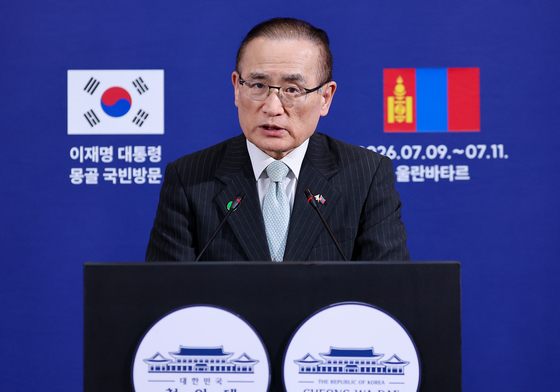 위성락 안보실장, 한-몽골 정상회담 관련 브리핑