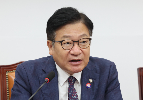 정점식 원내대표, 최고위 모두발언
