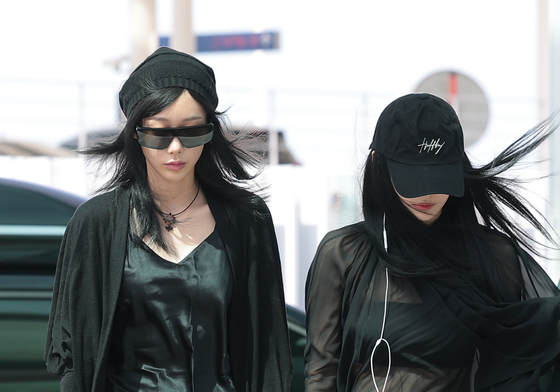 지젤·닝닝, 공항 런웨이
