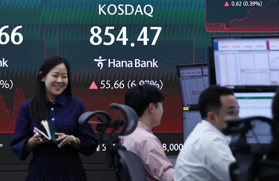 코스닥 6.97% 상승 마감