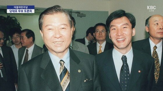 본문 이미지 - 김민석 더불어민주당 당대표 후보의 '인생한컷'(KBC광주방송 유튜브 갈무리, 재판매 및 DB금지)/뉴스1