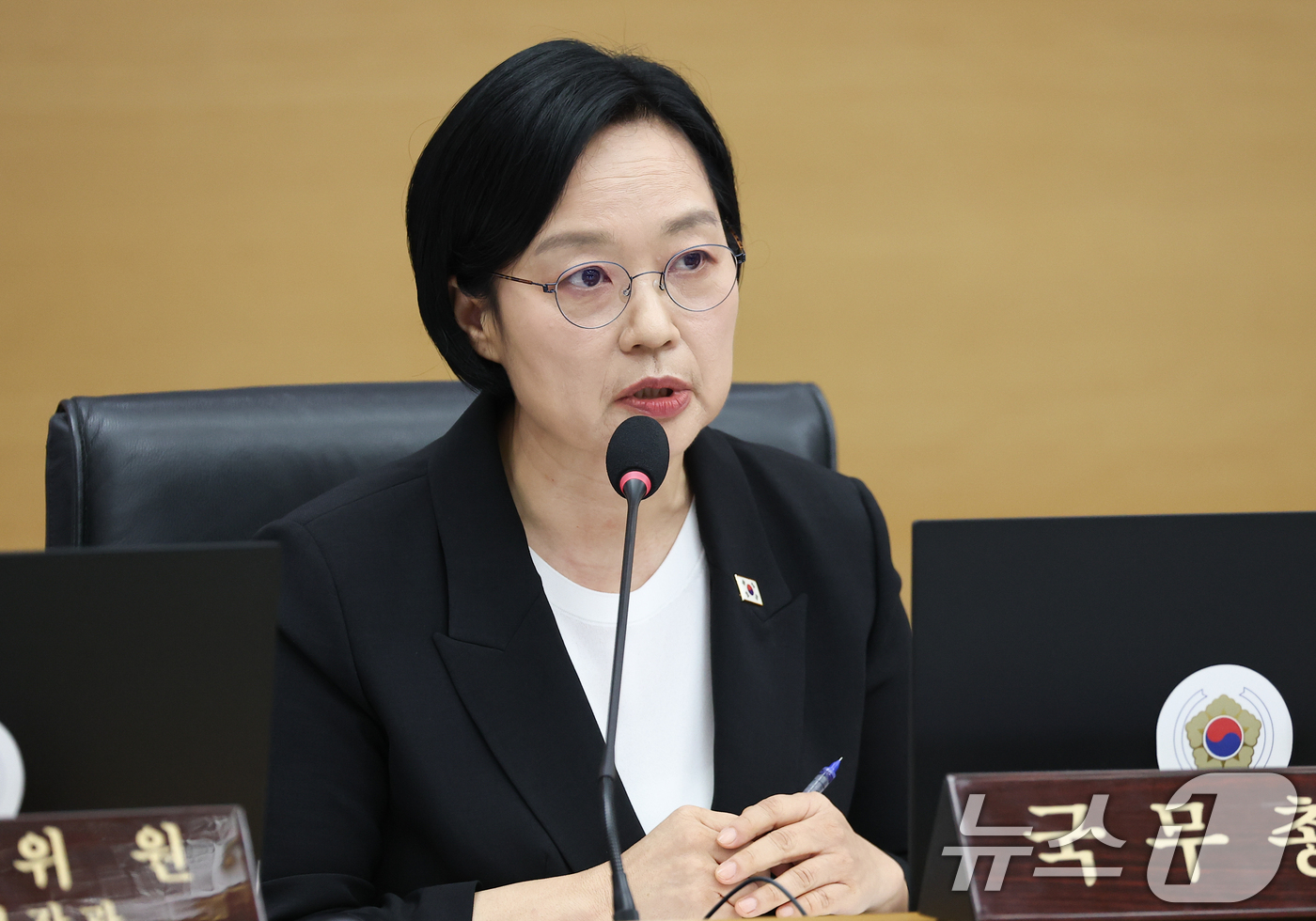(세종=뉴스1) 허경 기자 = 한성숙 국무총리가 11일 정부세종청사에서 열린 국무회의에서 발언하고 있다. (청와대통신사진기자단) 2026.8.11/뉴스1