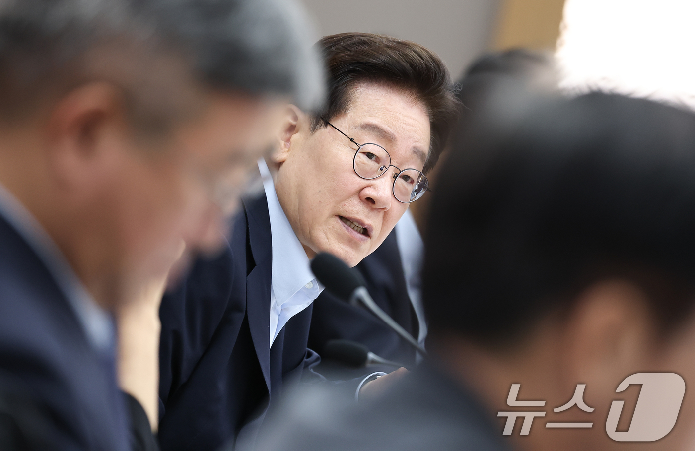 (세종=뉴스1) 허경 기자 = 이재명 대통령이 11일 정부세종청사에서 열린 국무회의에서 발언하고 있다. (청와대통신사진기자단) 2026.8.11/뉴스1