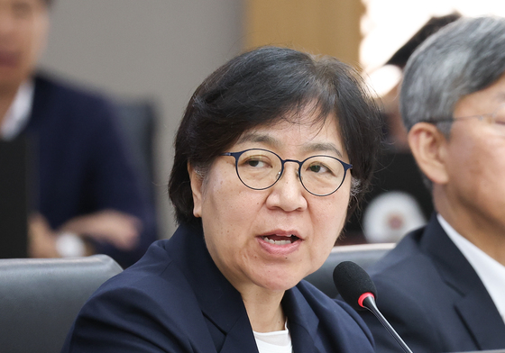 발언하는 정은경 보건복지부 장관