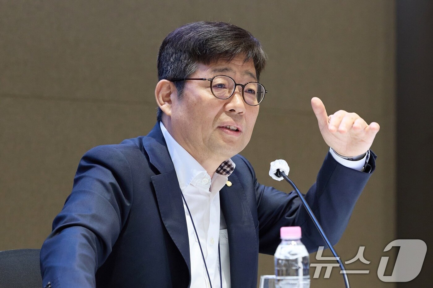 본문 이미지 - 유상대 한국은행 부총재가 11일 오전 서울시 중구 한국은행에서 열린 기자간담회에서 발언하고 있다. (한국은행 제공. 재판매 및 DB금지) 2026.8.11 ⓒ 뉴스1