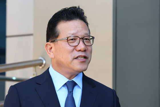 임시주총 마친 송보영 아시아나항공 대표