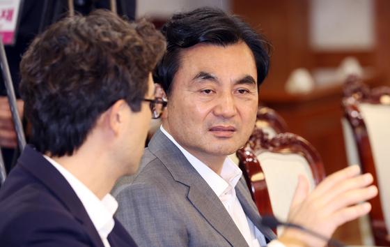 대한민국 2045전략수립위원회 대화하는 안규백·김원장