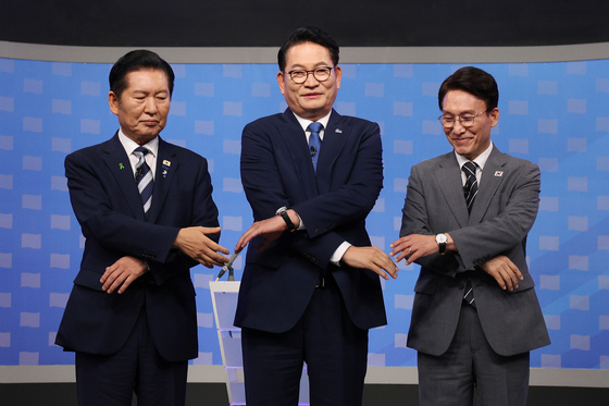與당권주자 마지막 토론도 '파묘전'…盧부터 '봉이 김선달'까지(종합)