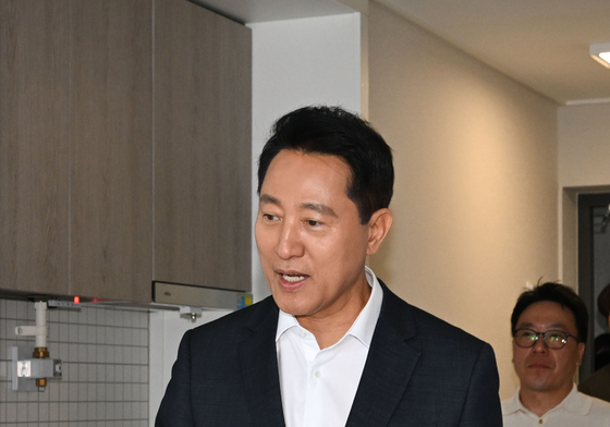 청년 주택 공실 둘러보는 오세훈 서울시장