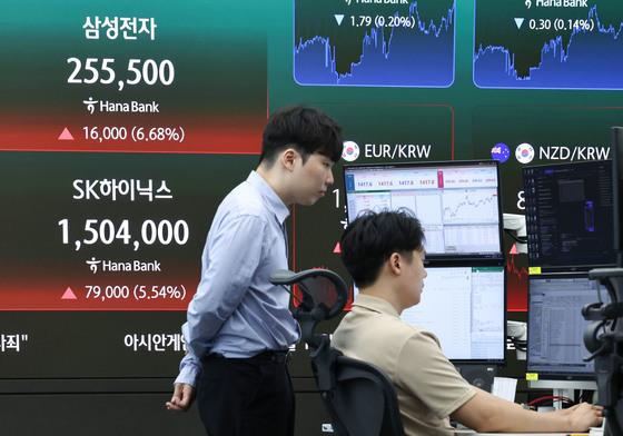 삼전·닉스 강세에 코스피 상승 마감
