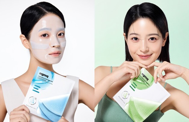 애경 시그닉, 엠보싱 하이드로겔 마스크 2종 출시