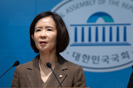 현안 논평하는 최수진 국민의힘 원내수석대변인