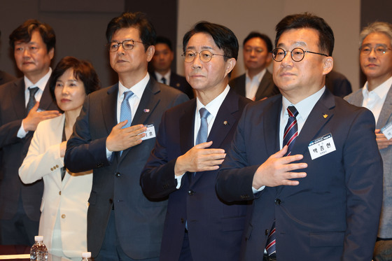 한국기자협회 창립 기념식 참석한 조정식 국회의장