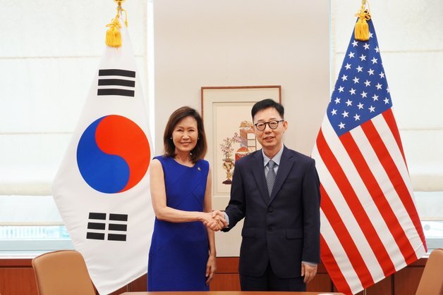 박윤주 외교부 1차관, 스틸 美대사 면담…한미동맹 강화 방안 논의