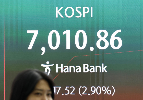 7000선 회복한 코스피