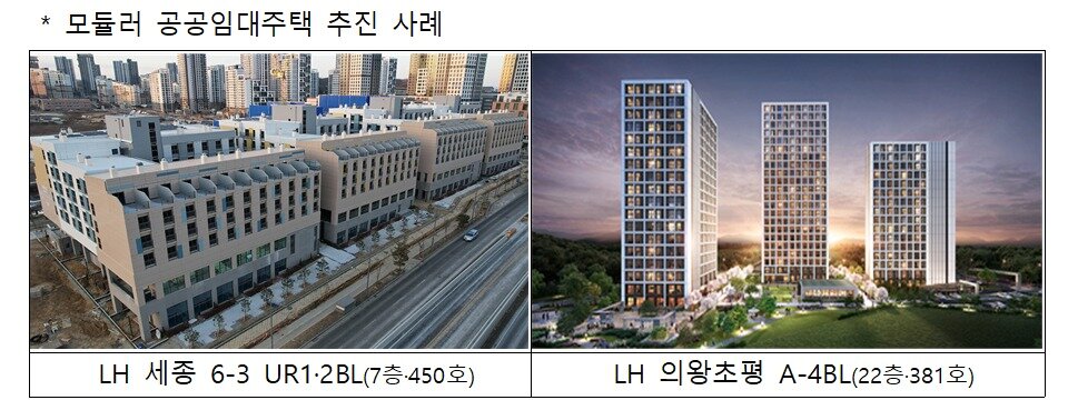 본문 이미지 - 모듈러 주택 공공임대 사례.(국토교통부 제공)뉴스1ⓒ news1
