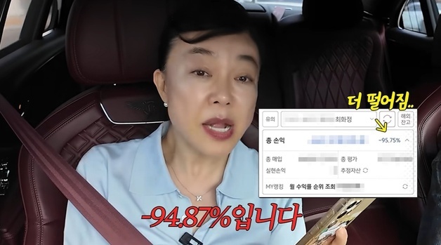 "담은 종목 -95%, 상폐 1순위"…'고수' 최화정 뜻밖 주식 수익률