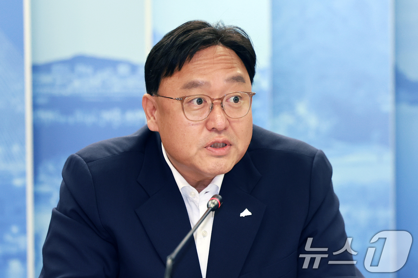 (서울=뉴스1) 이호윤 기자 = 조상호 세종시장이 14일 서울 종로구 광화문빌딩에서 열린 제61차 대한민국시도지사협의회 정기총회에서 인사말을 하고 있다. 2026.8.14/뉴스1
