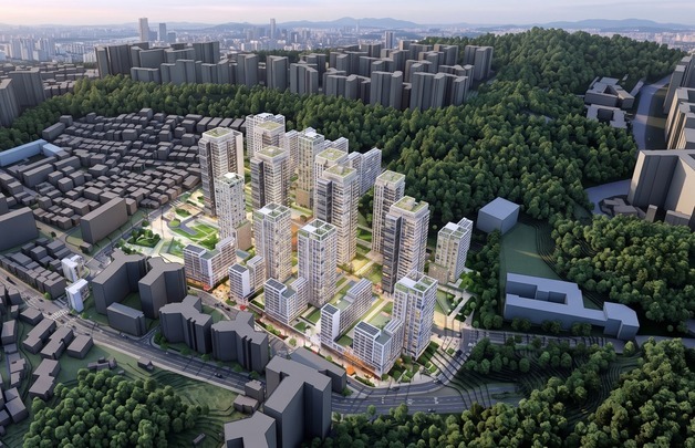 국사봉 자락 1840가구 대단지 탈바꿈…상도동 214 신통기획 확정
