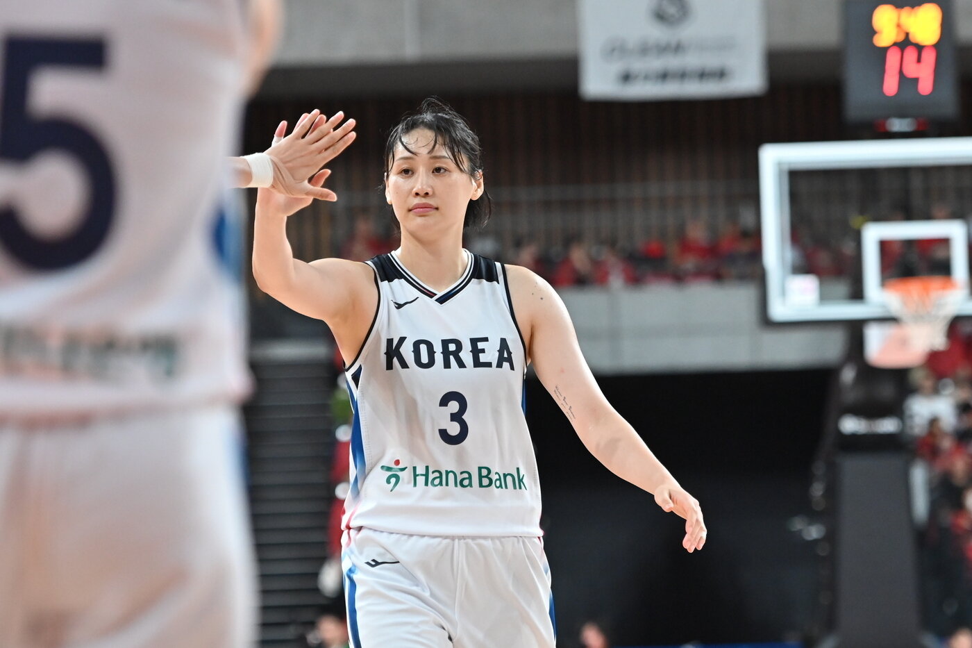 본문 이미지 - 한국 여자농구대표팀 주장 강이슬. (일본농구협회 제공)