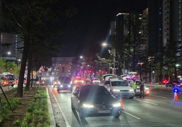 대구경찰, 광복절 폭주족 단속…신호위반·중앙선 침범 등 75명 검거