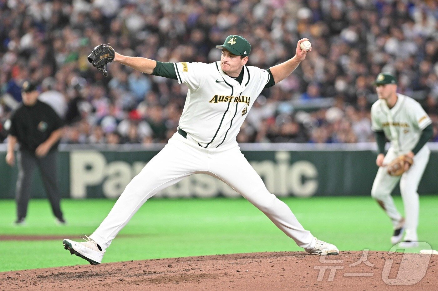 본문 이미지 - 2026 WBC에서 역투하는 존 케네디. ⓒ AFP=뉴스1