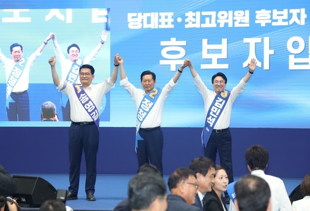김민석, 호남서 57.54% 압승…정청래 32.65%·송영길 9.81%