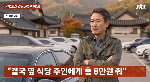 "10분당 주차 1만원"…옆 식당 주차했다가 주차비 8만원 날렸다