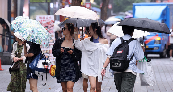 진주 호우주의보 발효…최대 40㎜ 강한 소나기