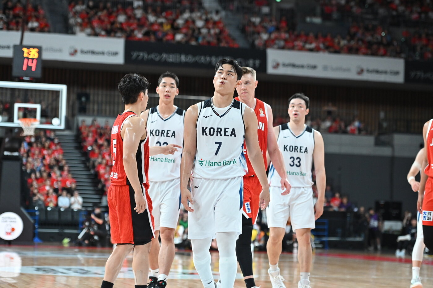 본문 이미지 - 한국 남자 농구대표팀이 일본과 2차 평가전에서도 대패했다.(일본농구협회 제공)