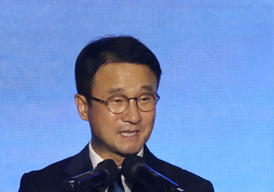 인사말하는 한병도 직무대행