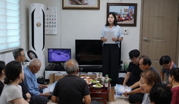 "생활밀착형 ESG 실천"…한솔페이퍼텍, 담양 어르신과 폭염 대응