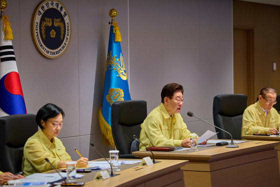 을지 국가안전보장회의 주재하는 이재명 대통령