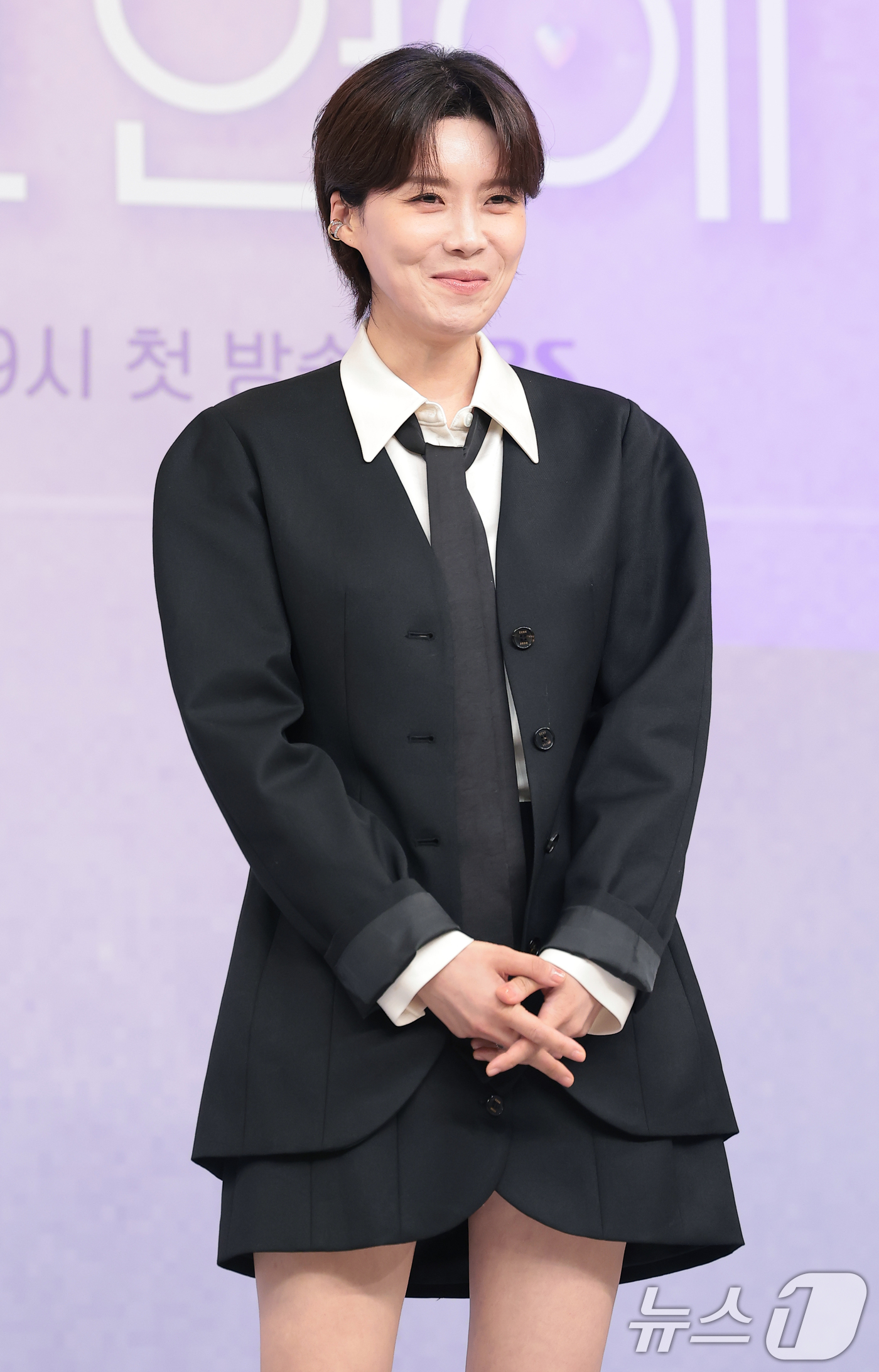 (서울=뉴스1) 권현진 기자 = 방송인 장도연이 18일 서울 양천구 SBS목동에서 열린 SBS 국내 최초 AI 연애 서바이벌 '나의 AI 파트너-기이안 연애‘ 제작발표회에 참석해 …