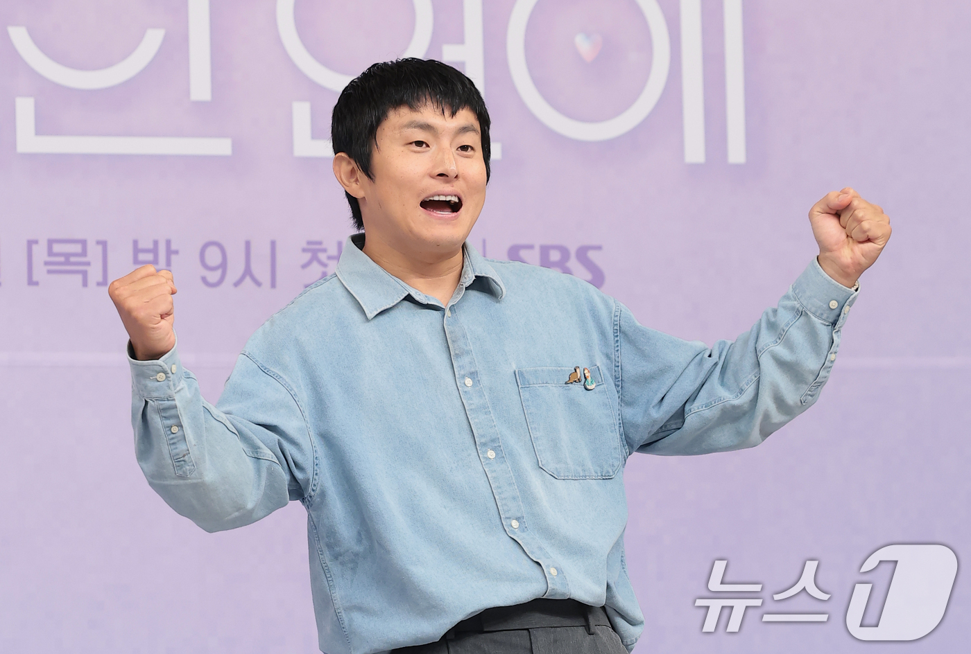 (서울=뉴스1) 권현진 기자 = 방송인 기안84가 18일 서울 양천구 SBS목동에서 열린 SBS 국내 최초 AI 연애 서바이벌 '나의 AI 파트너-기이안 연애‘ 제작발표회에 참석해 …