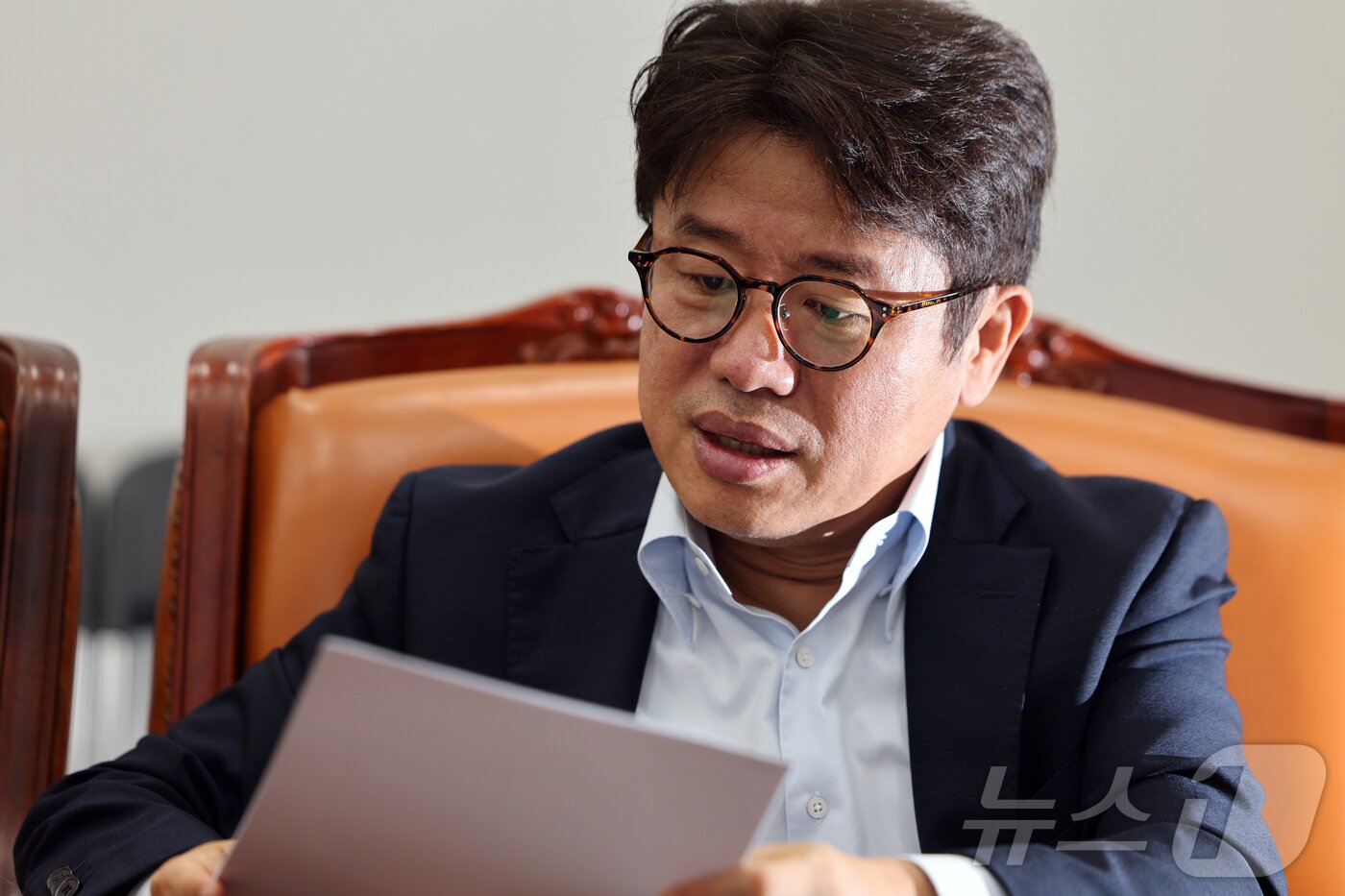 본문 이미지 - 유의동 국회 국토교통위원장이 지난 18일 국회에서 뉴스1과 인터뷰를 하고 있다. ⓒ 뉴스1 황기선 기자
