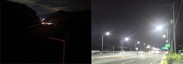 충주는 대낮, 제천은 암흑…충청내륙고속화도로 명암