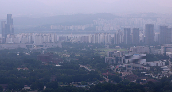 안개 속의 용산공원