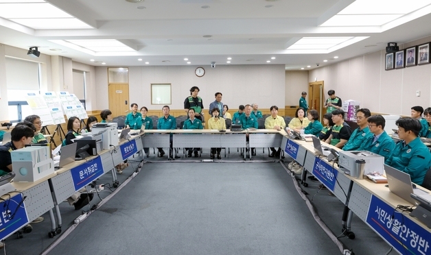 계룡시의회, 을지연습 관계자 격려…비상대비태세 확립 당부