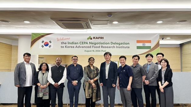 식품산업협회, '인도 CEPA 개선협상 사절단' 초청…협력 방안 논의
