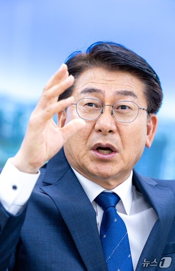 본문 이미지 - 유보화 서울 성동구청장이 19일 구청에서 뉴스1과 인터뷰를 하고 있다. ⓒ 뉴스1 안은나 기자