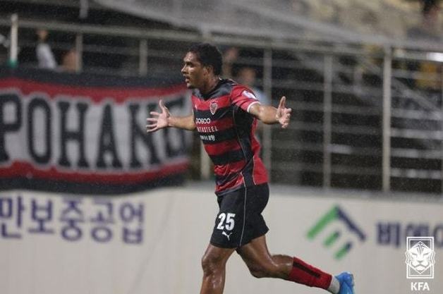 K리그1 포항, '4부' 진주시민에 3-1 역전승…코리아컵 8강행